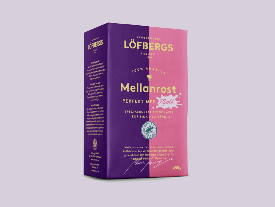 Bryggkaffe Mellanrost perfekt med mjölk