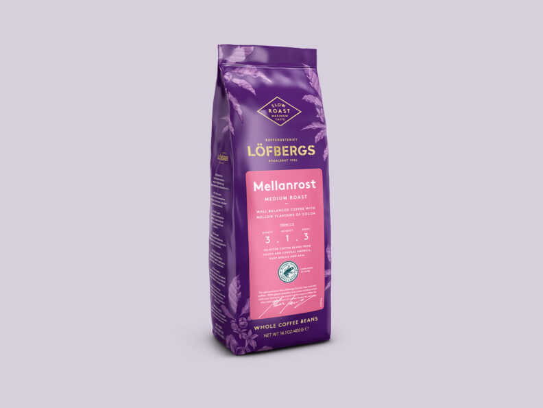 Hela kaffebönor Mellanrost