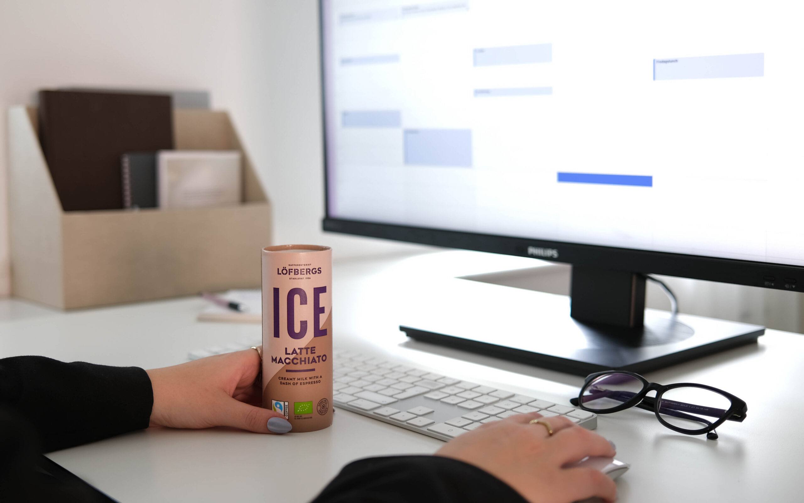 Iskaffe på jobbet ICE